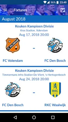 FC Den Bosch - Officiële App android App screenshot 2